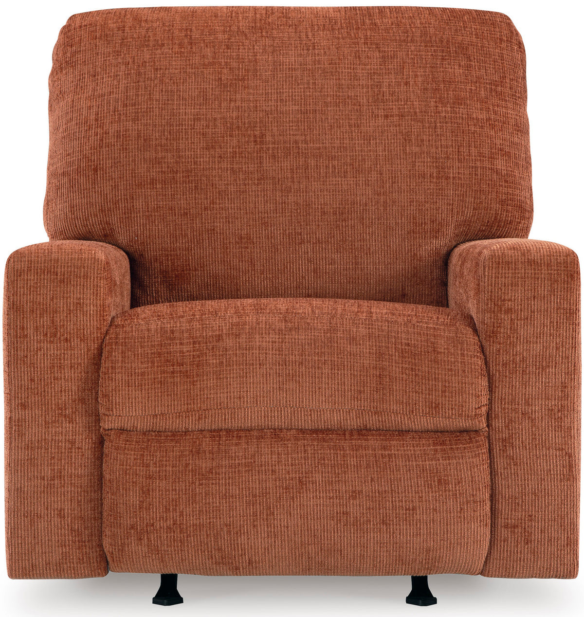 MORIZA Spice Orange 34" Wide Rocker Recliner