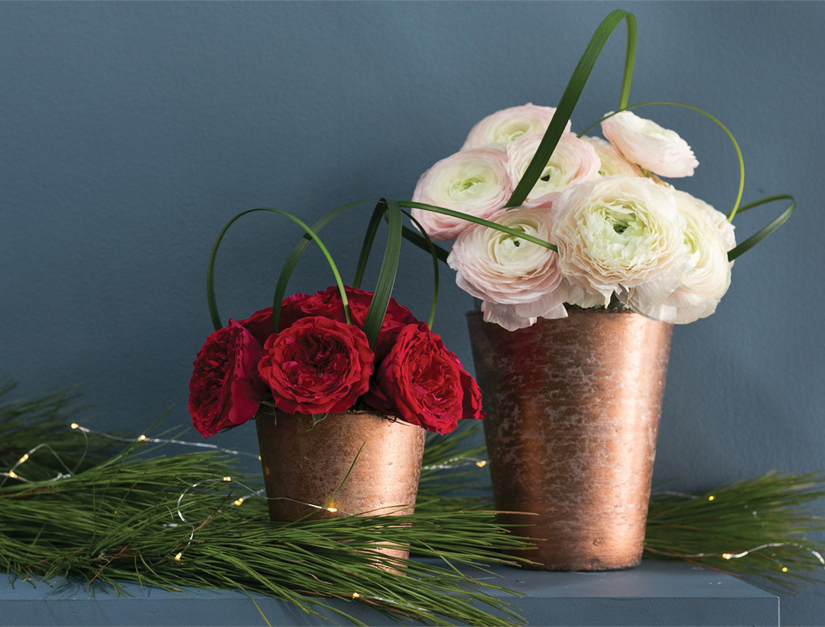 Maisha Rose Gold Small Vase