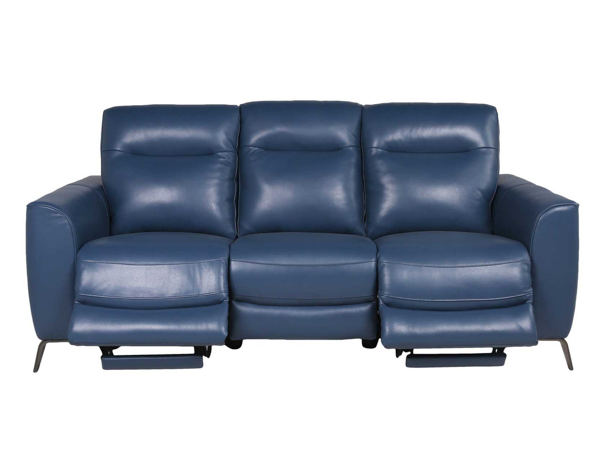 MARCELO Top-Grain Leather Power Reclining Sofa & Loveseat