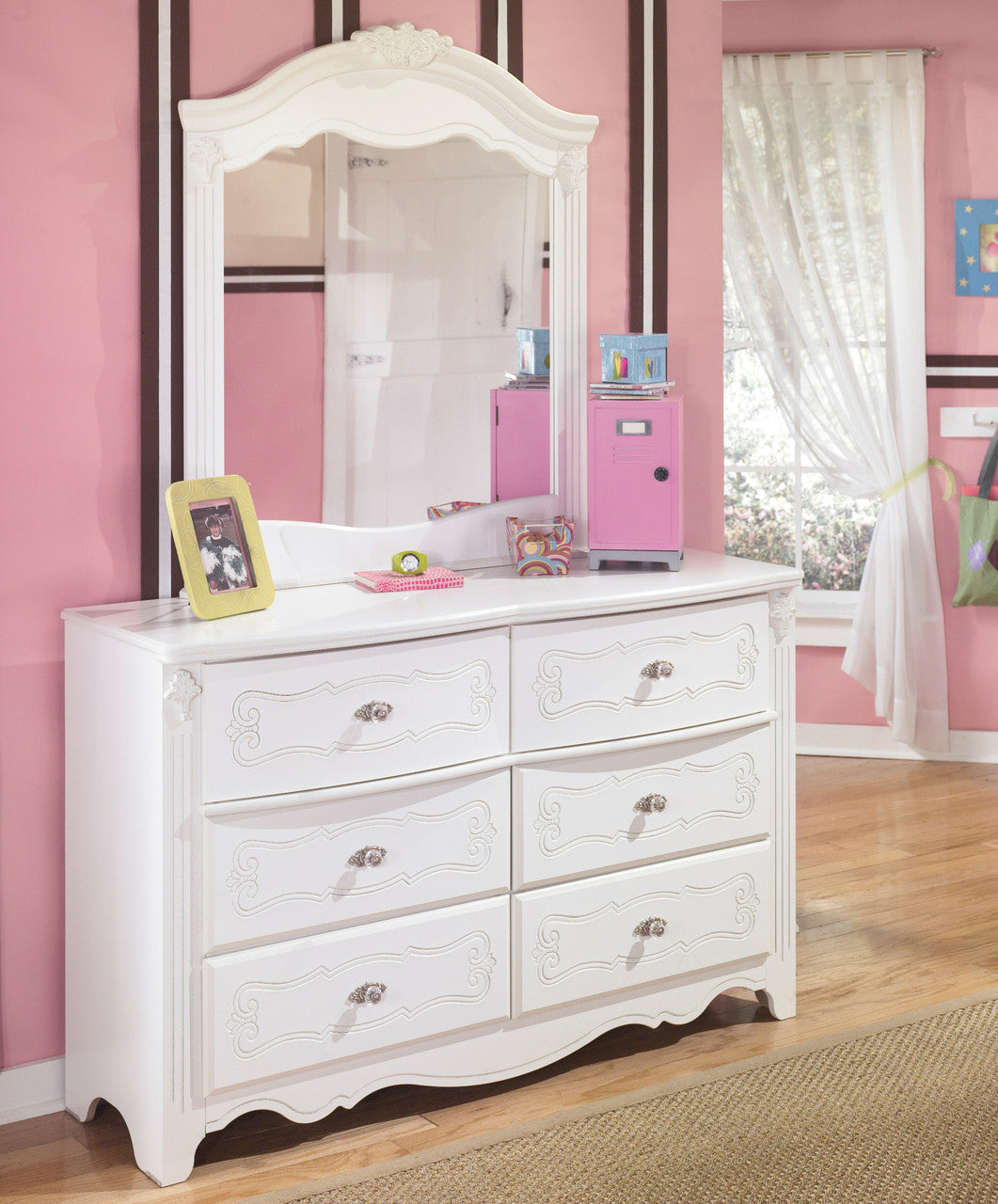 MARIE 56" Wide Dresser & Mirror