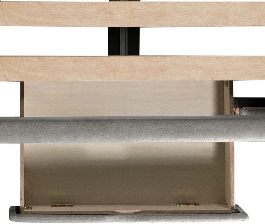 MARINKA Gray Storage Bed