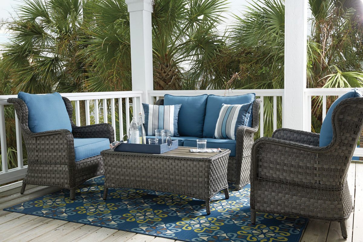 Masie 4Pc Outdoor Patio Sofa Set