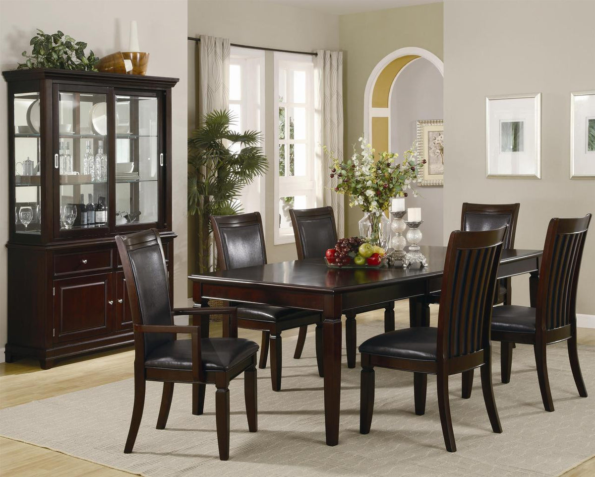 Massey Rich Walnut 7 Pc Dining Set