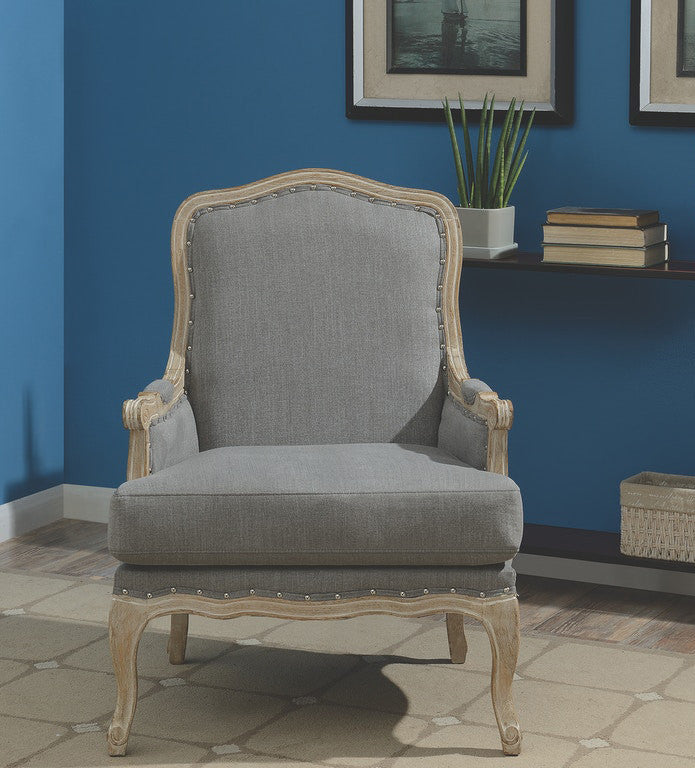 MATEO Gray Accent Chair