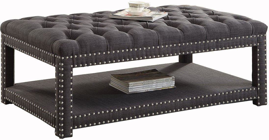 Mero Dark Gray Small Bench