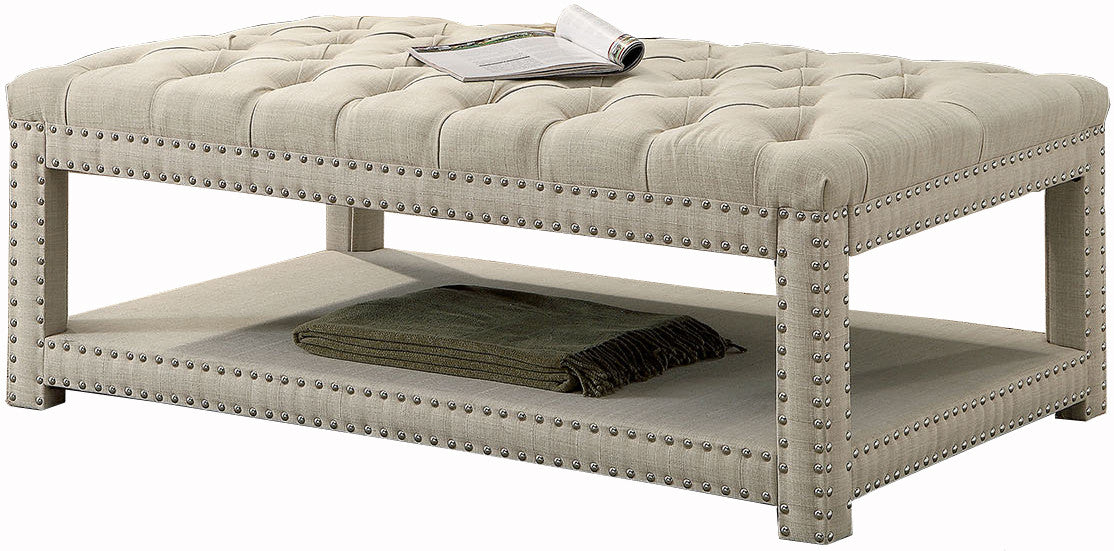 Mero Beige Wide Bench