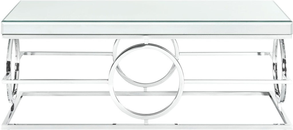 MICHELLE Mirrored 47" Wide Coffee Table