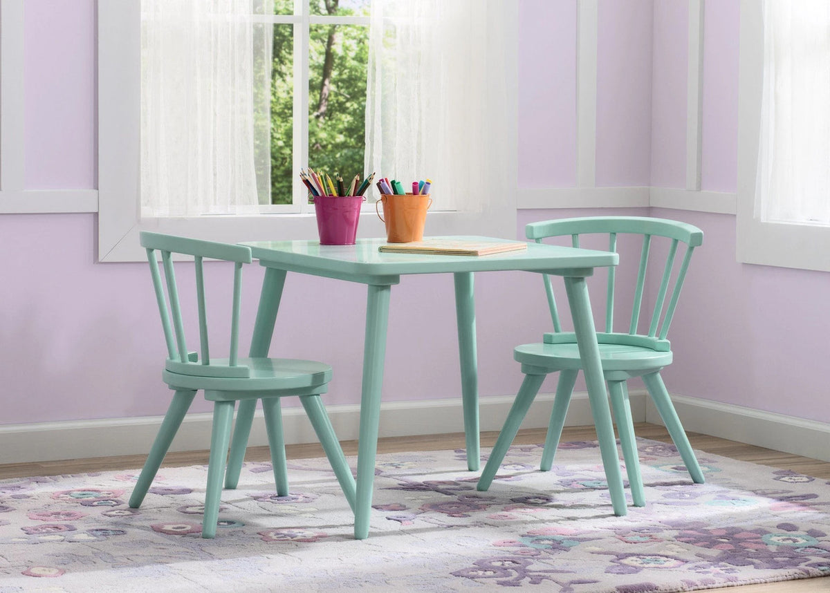 Mindi Aqua Table & Chair Set