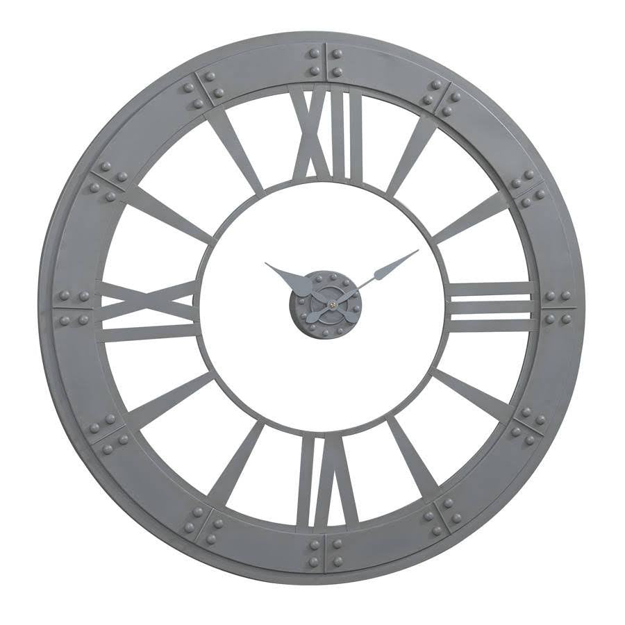 Moonshadow Gray Wall Clock