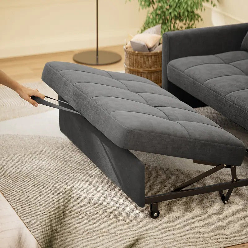 NAXOS Gray 52" Wide Sofa Sleeper