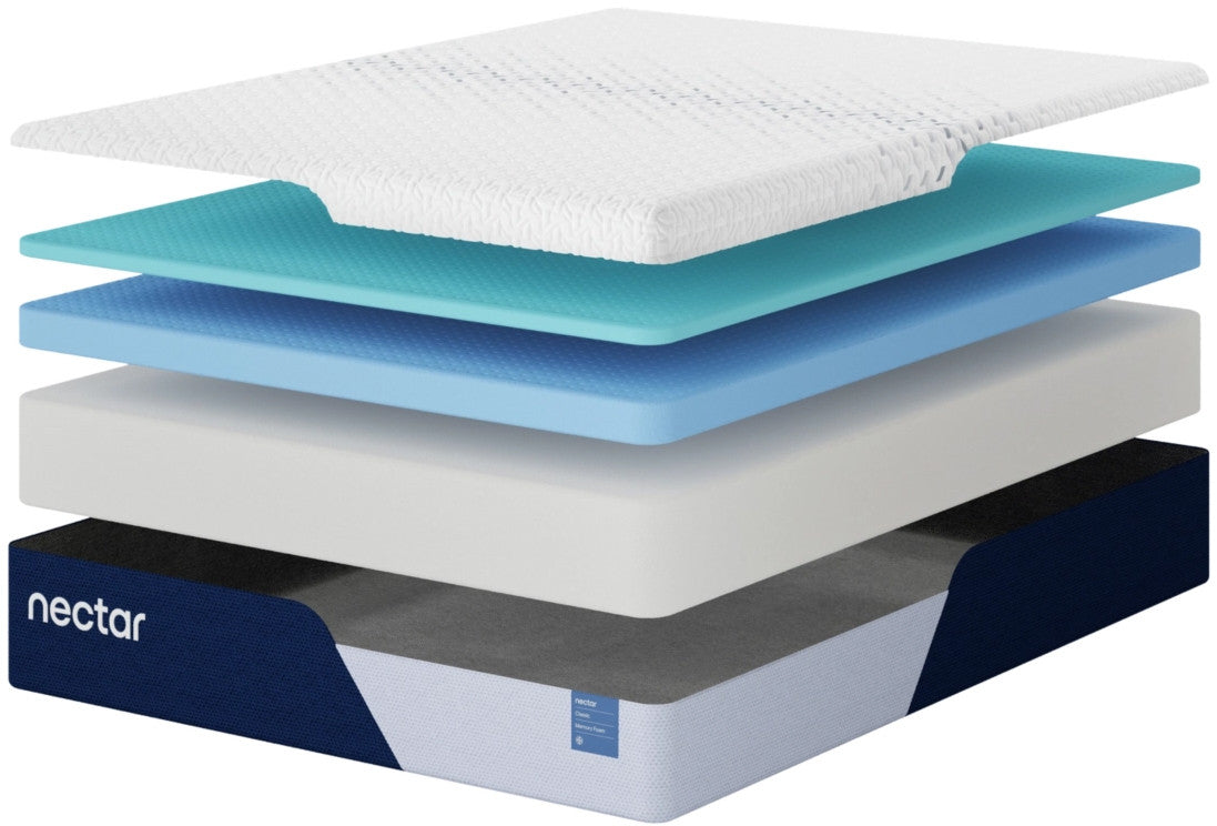 AMBROSIA Classic Firm Memory Foam 12" Mattress