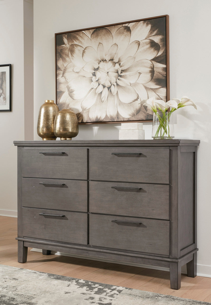 NELA Gray 65" Wide Dresser