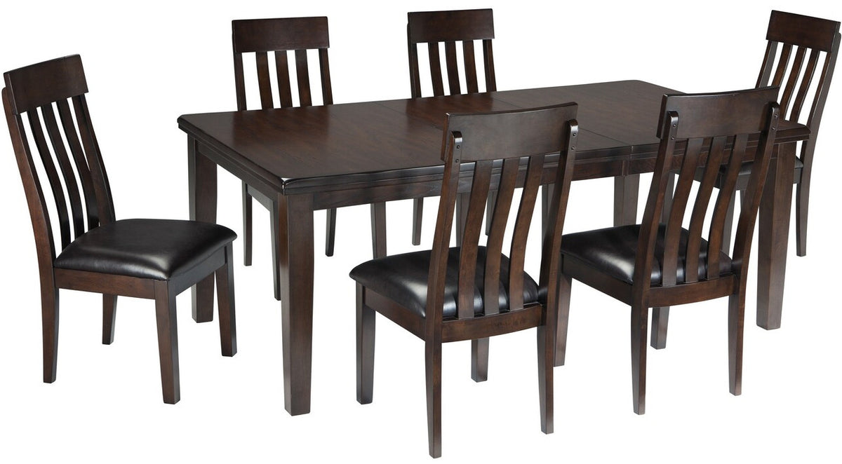 NELA Dark Brown 7 Piece Dining Set
