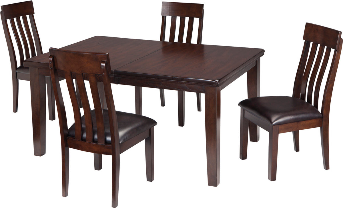 NELA Dark Brown 5 Piece Dining Set