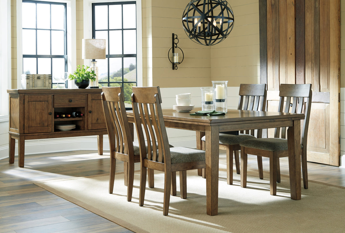 NELA Light Brown 5 Piece Dining Set