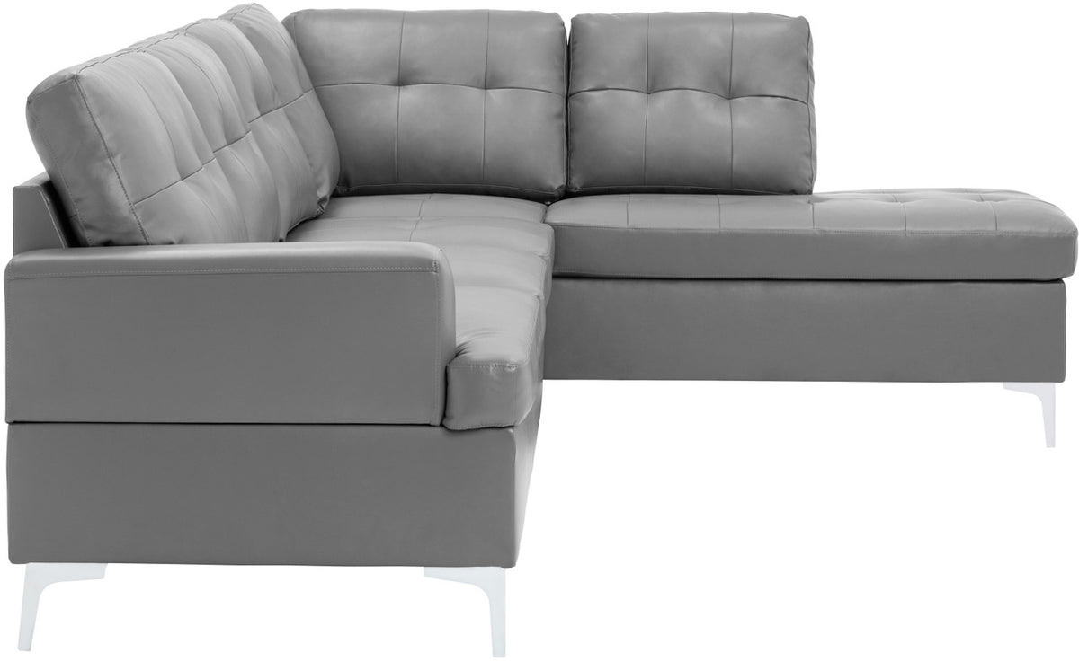 NEWALL Gray 109" Wide Sectional (RTA)