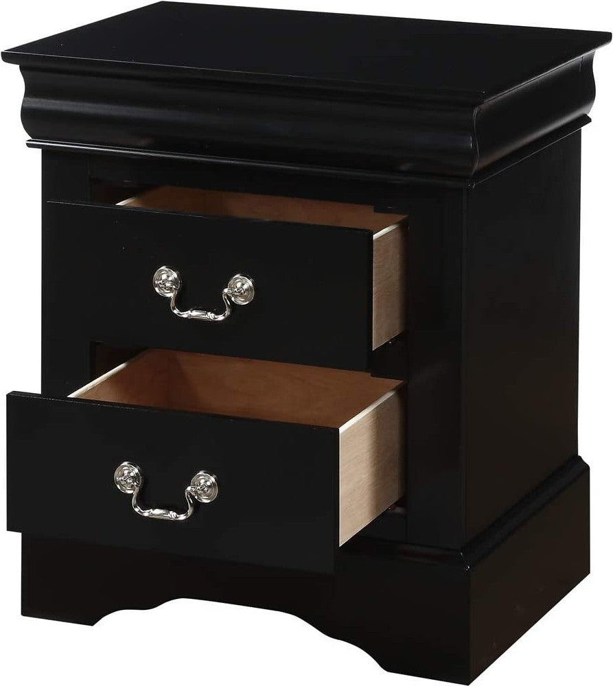 NIMES Black 21" Wide x 24" Height Night Stand