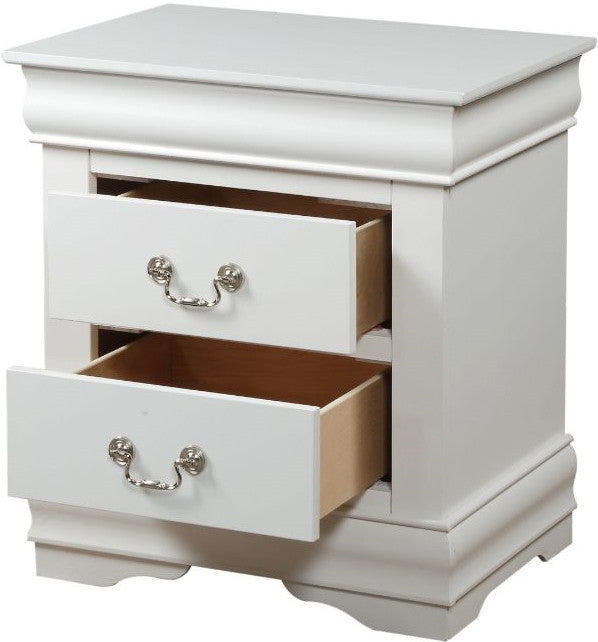 NIMES White 21" Wide x 24" Height Night Stand