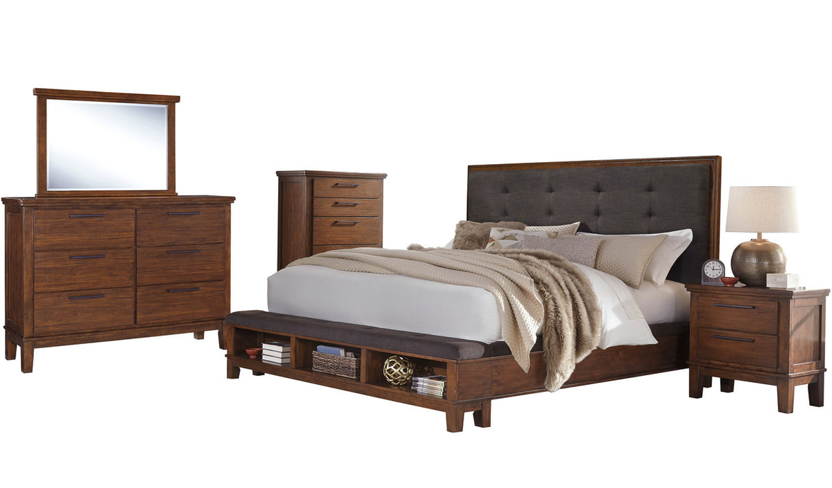 NELA Brown Bedroom Set