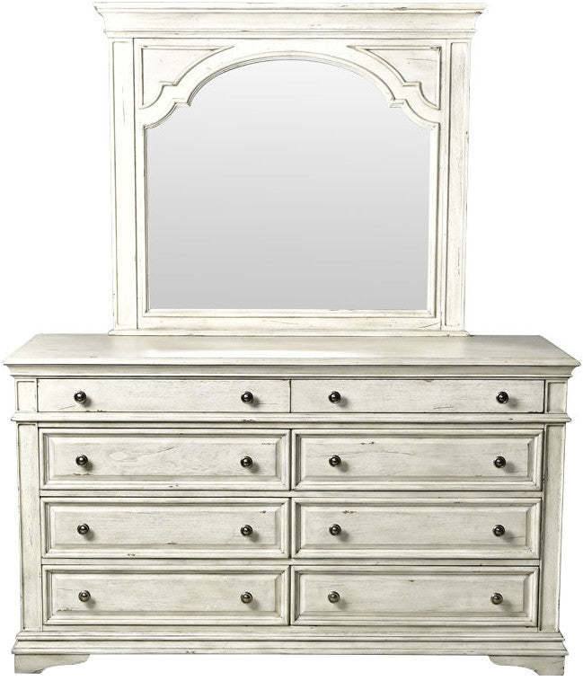 Newhaven White Dresser & Mirror