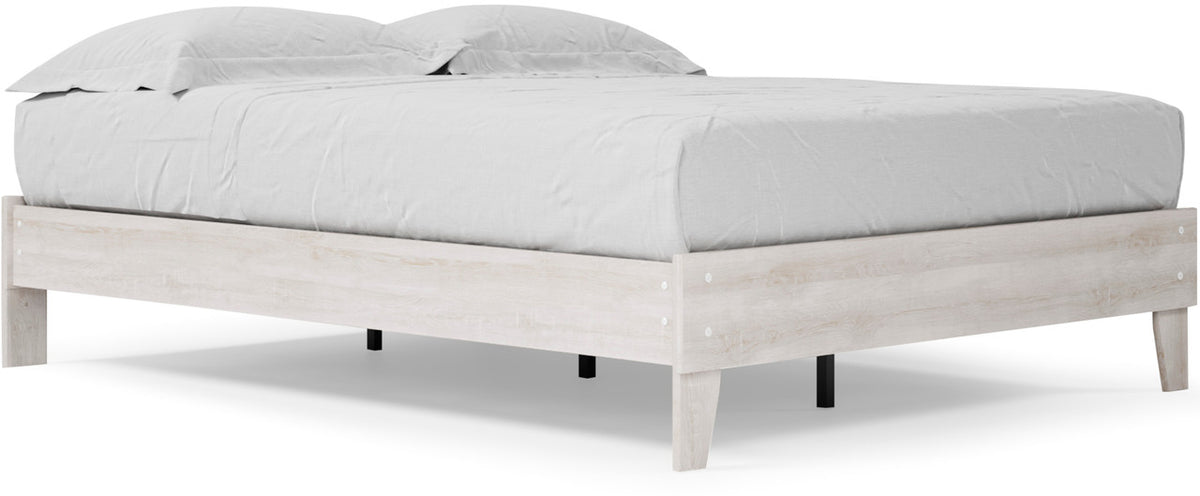 OFELIA White Platform Bedroom (RTA)