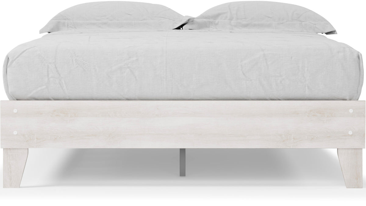 OFELIA White Platform Bedroom (RTA)