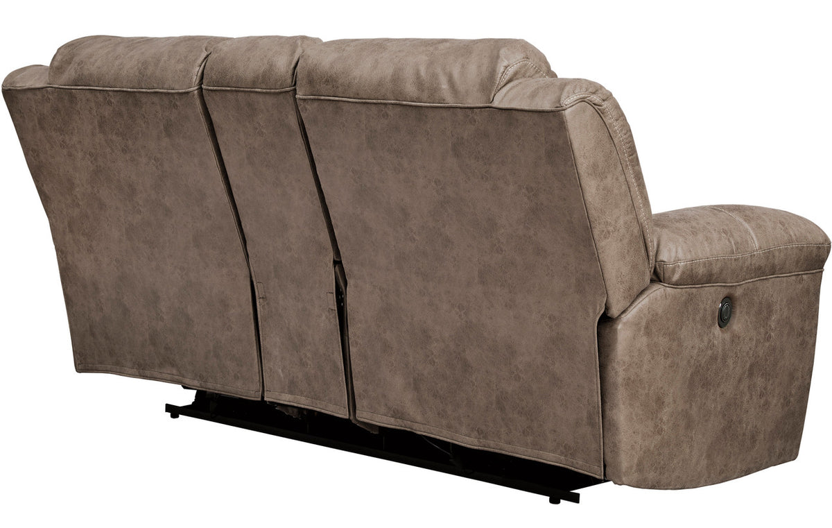 PERSES Oak 82" Wide Reclining Loveseat