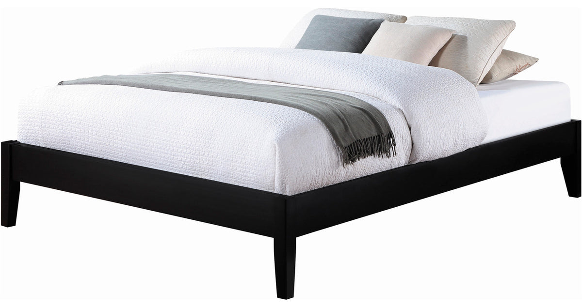 VARSITY Black Platform Bed