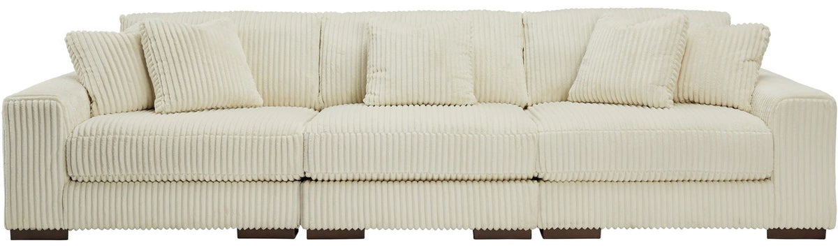 PREZZA Ivory 139" Wide Modular Sofa