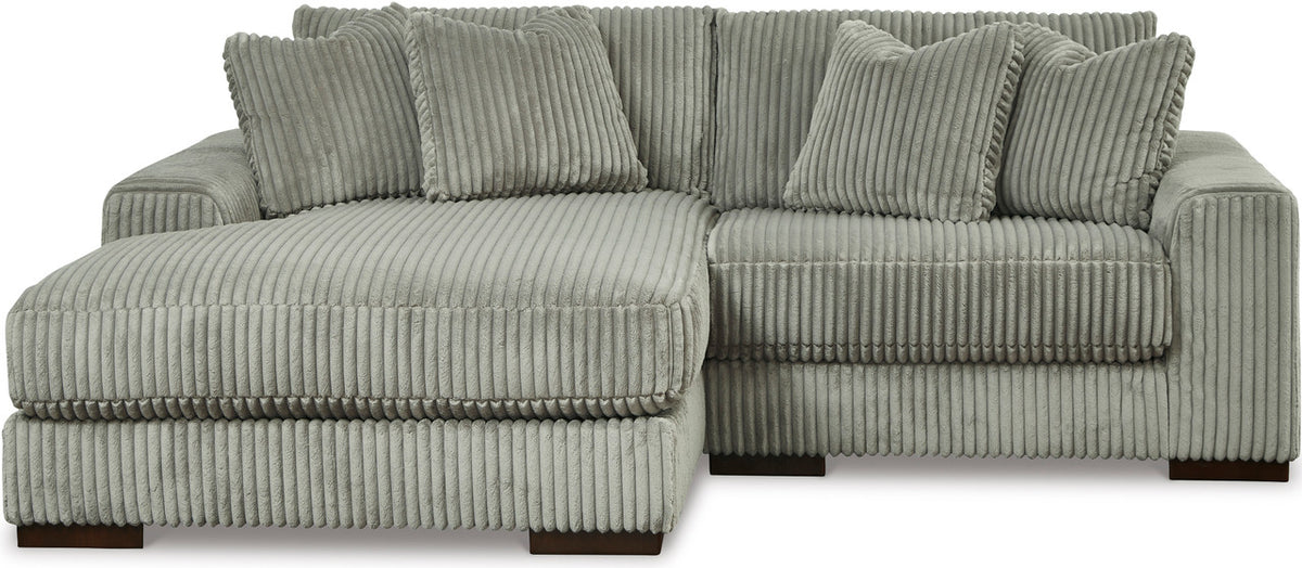 PREZZA Gray 102" Wide Modular Sectional