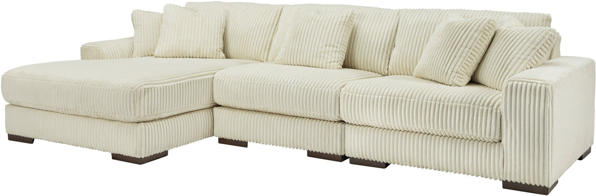 PREZZA Ivory 139" Wide Modular Sectional
