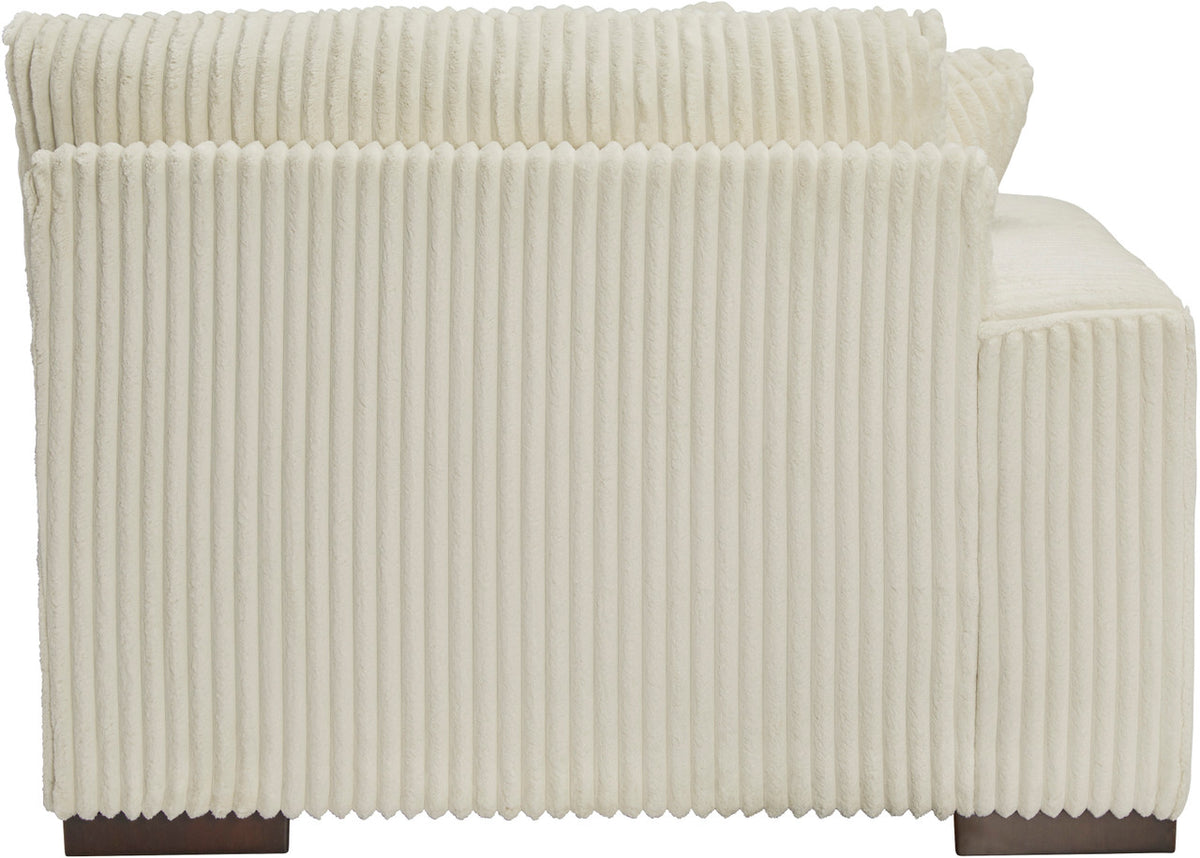 PREZZA Ivory 51" Wide Left Arm Chair