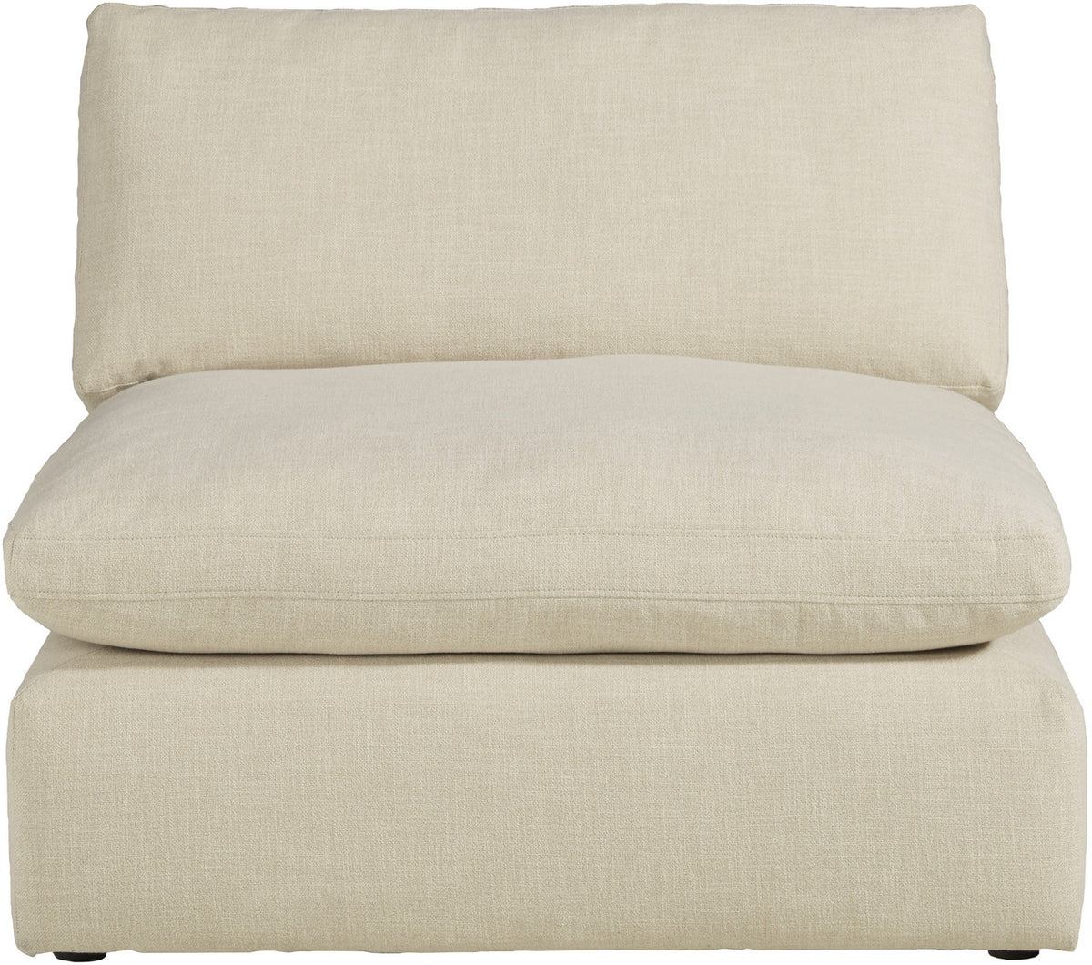 PUFTIN Neutral 42" Wide Armless Chair