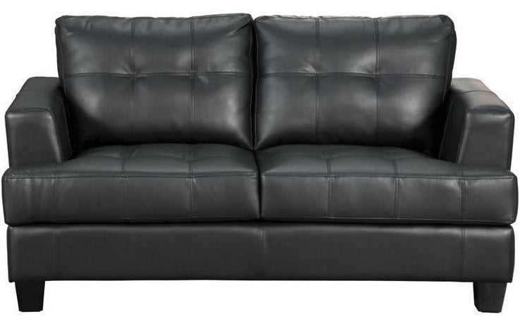 PACIFICA Black Loveseat