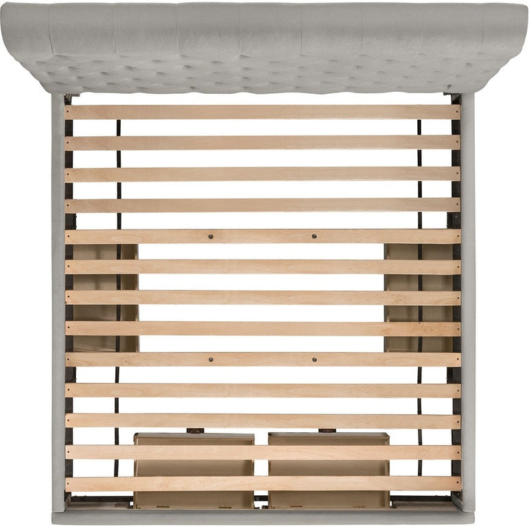 PAULA Beige Storage Bed