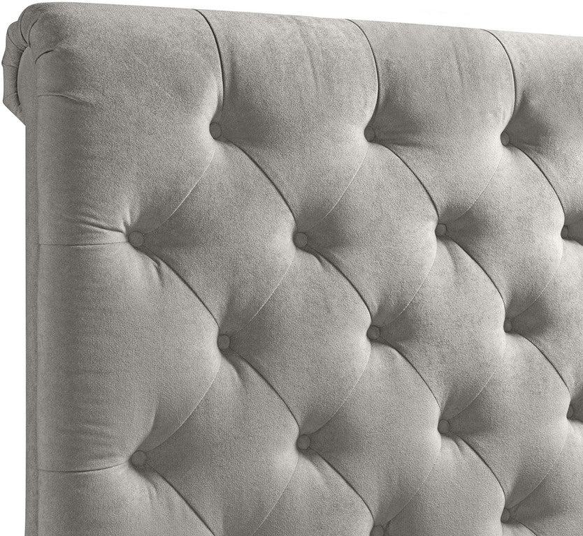 PAULA Gray Storage Bed