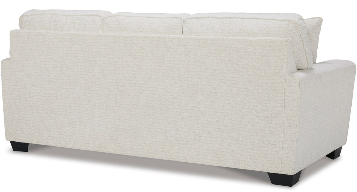 QEZNA Off-White 87" Wide Queen Sofa Sleeper