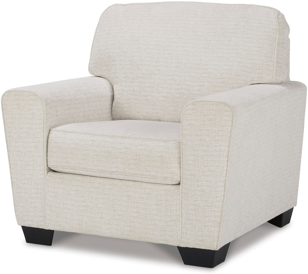 QEZNA Off-White 39" Wide Chair