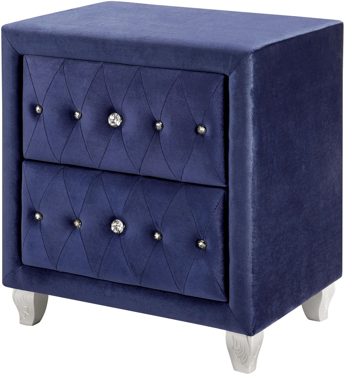QUINTON Blue 26" Wide Night Stand