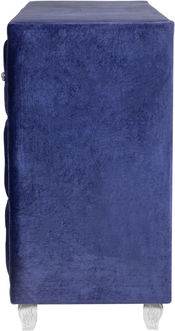 QUINTON Blue 61" Wide Dresser