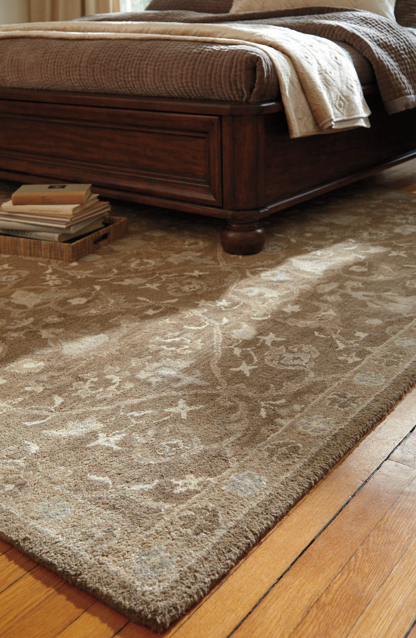 Vintage Brown 5' x 7' 10" Rug
