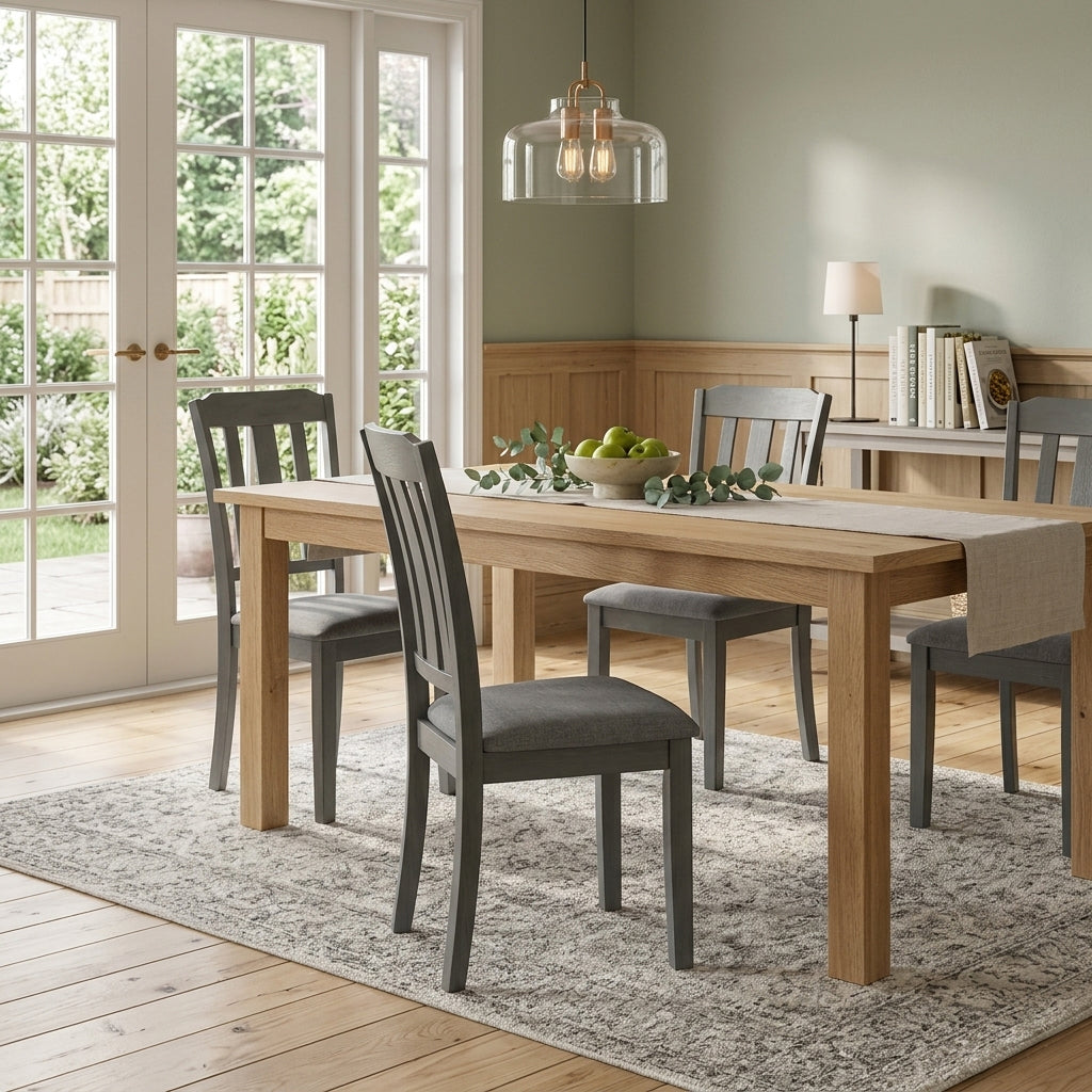 RANKIN Gray 17" Wide Dining Chair