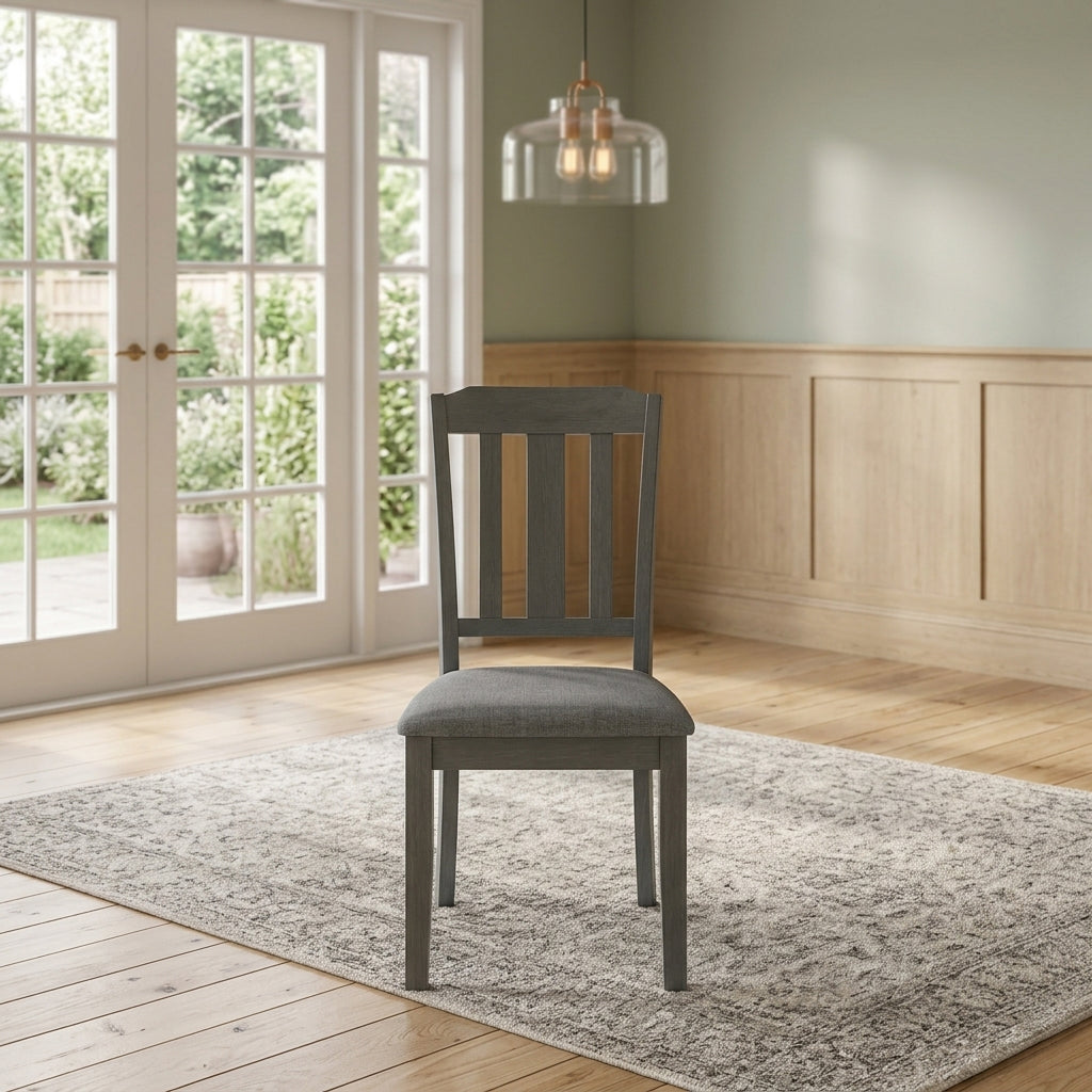RANKIN Gray 17" Wide Dining Chair