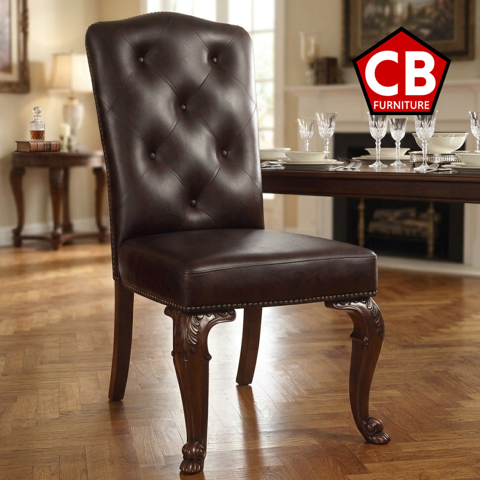 FEDERICO Faux Leather 27" Wide Chair