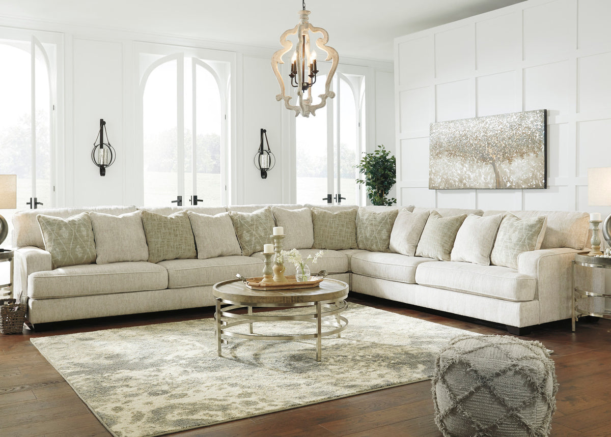 REDEEMER Beige 170" Wide Sectional