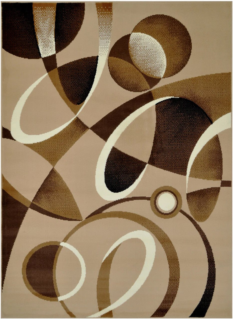 RENAURD Mocha 5' x 7' Area Rug
