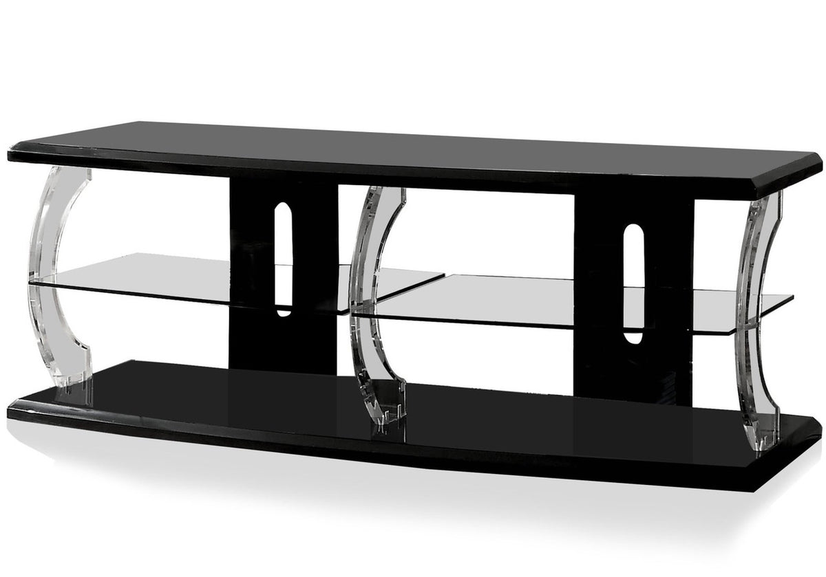 RICHI Black 72" Wide LED TV Stand