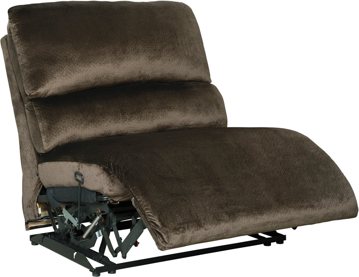 REYMAR Brown 35" Wide Armless Recliner