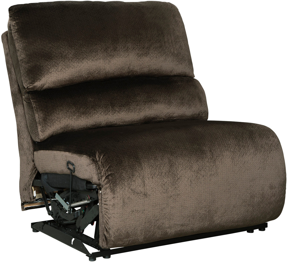 REYMAR Brown 35" Wide Armless Recliner