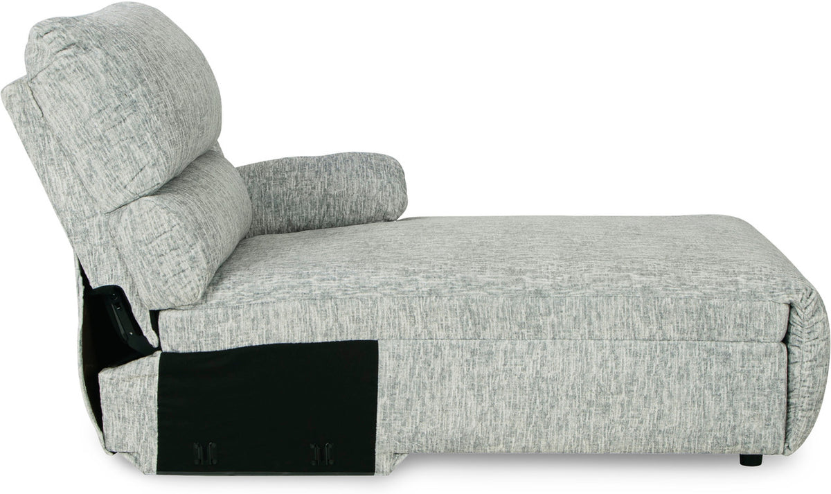 REYMAR Light Gray 45" Wide Right Arm Reclining Chaise